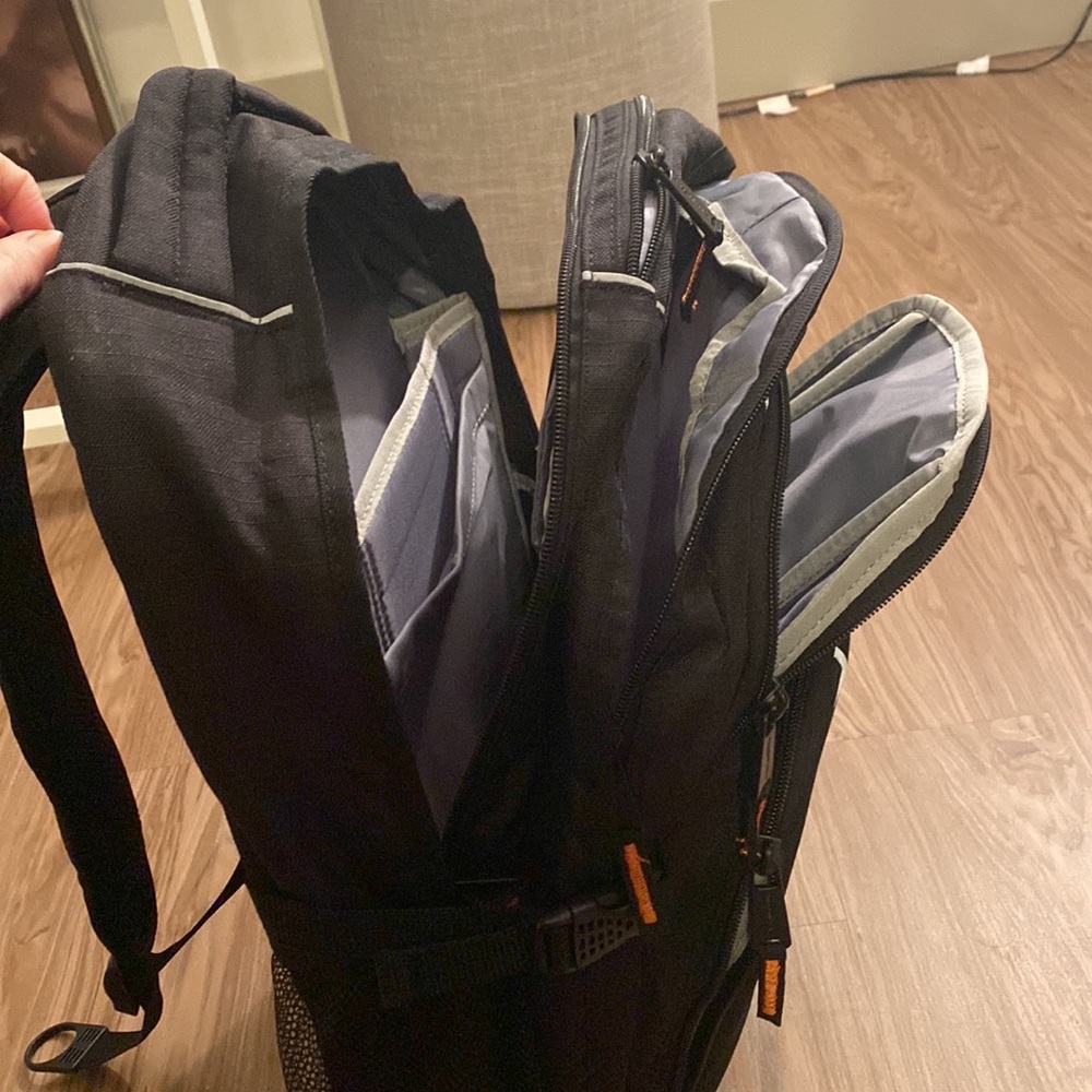 New Black Backpack With Multiple Pockets - image 3